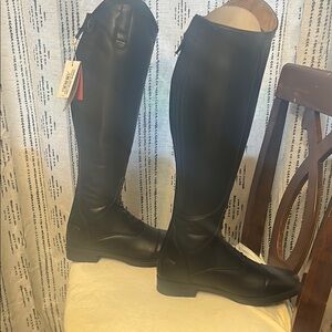 Women’s Equestrian Black Tall Riding Boots